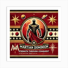 A Flag Design For The Martian Dominion Art Print