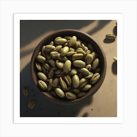 Coffee Beans In A Bowl 23 Art Print