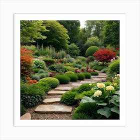 Garden Path 2 Art Print