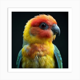 Colorful Parrot 6 Art Print