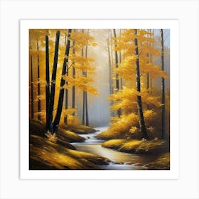 Autumn Forest 113 Art Print