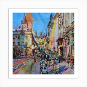 Lviv city Art Print