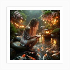 Koi Pond 2 Art Print