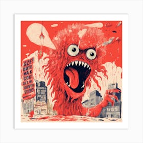 Zoo Monster Art Print