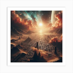 Space City 2 Art Print