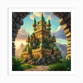 The castle in seicle 15 6 Art Print