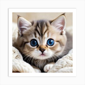 cute cat 1 Art Print