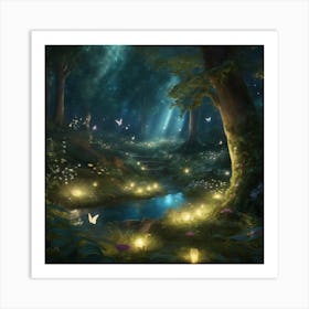 Fairy Forest 1 Art Print