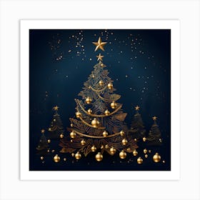 Elegant Christmas Design Series028 Art Print