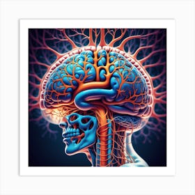 Human Brain 71 Art Print