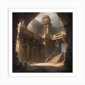 Ruins Of An Ancient City 2 Art Print