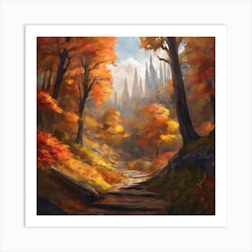 Path In The Woods Art Print