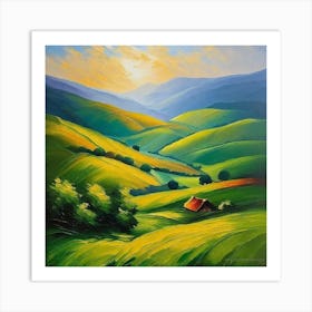 Landscape Painting 138 Art Print