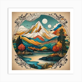 Mountain Landscape 47 Art Print