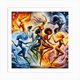 Dance Of Fire Art Print