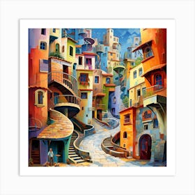 Russian City 1 Art Print