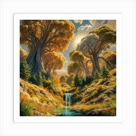 Waterfall Art Print