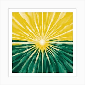 Sunburst 3 Art Print