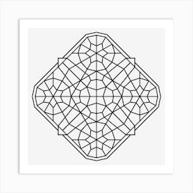 Arabesque Mandala 05 Art Print