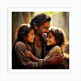 Smile Love Togetherness Warmth Joy Bond Unity Embrace Laughter Connection Harmony Support (3) Art Print