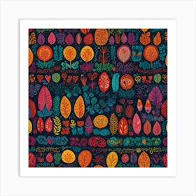 Autumn Leaves Art Print