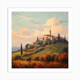 Villa Verde Palette Waltz Art Print