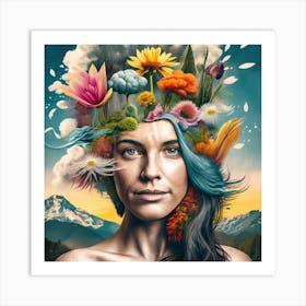 Flower Head 1 Art Print