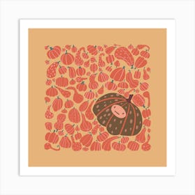 Pumpkins Art Print