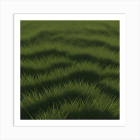 Grass Field 11 Art Print