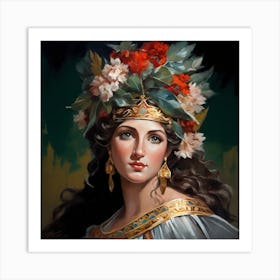 Greek Goddess 28 Art Print