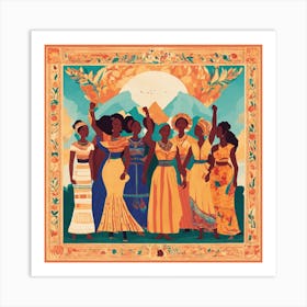 Women Of Color 1 Art Print