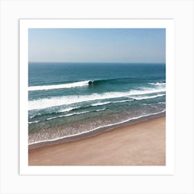 Aerial View Of The Beach 11 Art Print