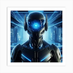 Futuristic Robot 147 Art Print