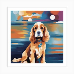 Cocker Spaniel Painting Art Print