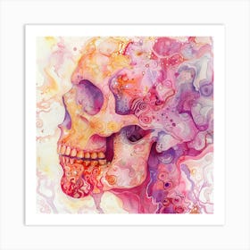 Skull Painting 14 Art Print