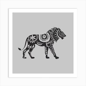 Tribal Lion Art Print