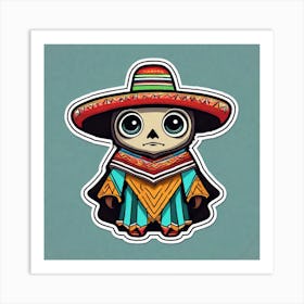 Mexican Skeleton 1 Art Print