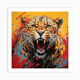 Abstract Tiger Art Print