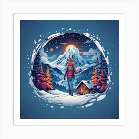 Winter Landscape 1 Art Print