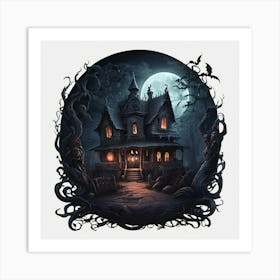 Haunted House 8 Art Print