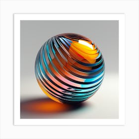 Glass Sphere Art Print