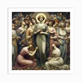 Birth Of The Virgin Art Print