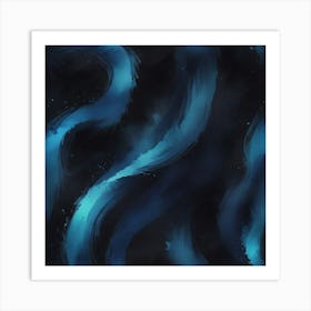 Blue Water Art Print