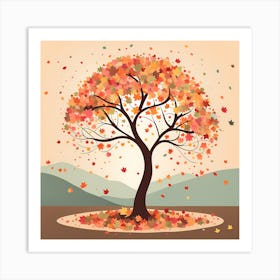 Seasons of Blossom 10 VECTOR ART Art Print