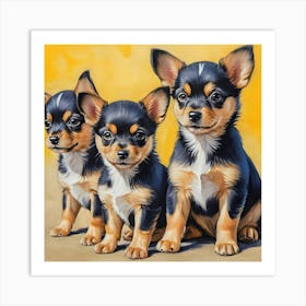 Chihuahua Painting Art Print