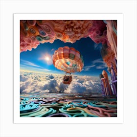 Hot Air Balloon Art Print