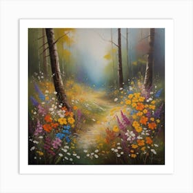 Path In The Woods Art Print