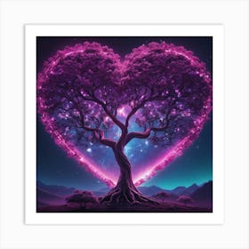 Heart Tree 9 Art Print