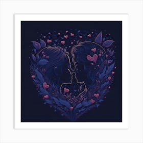 Heart Of Love Art Print