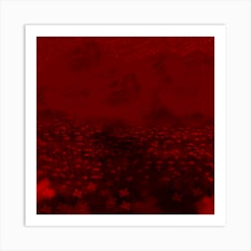 Red Poppy Field Art Print